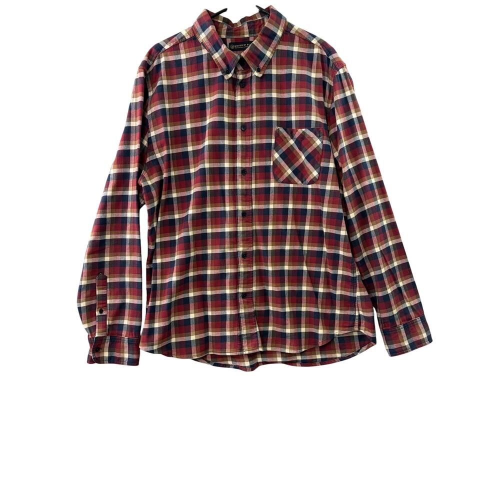 United by Blue Red Plaid Button Down - Size XL